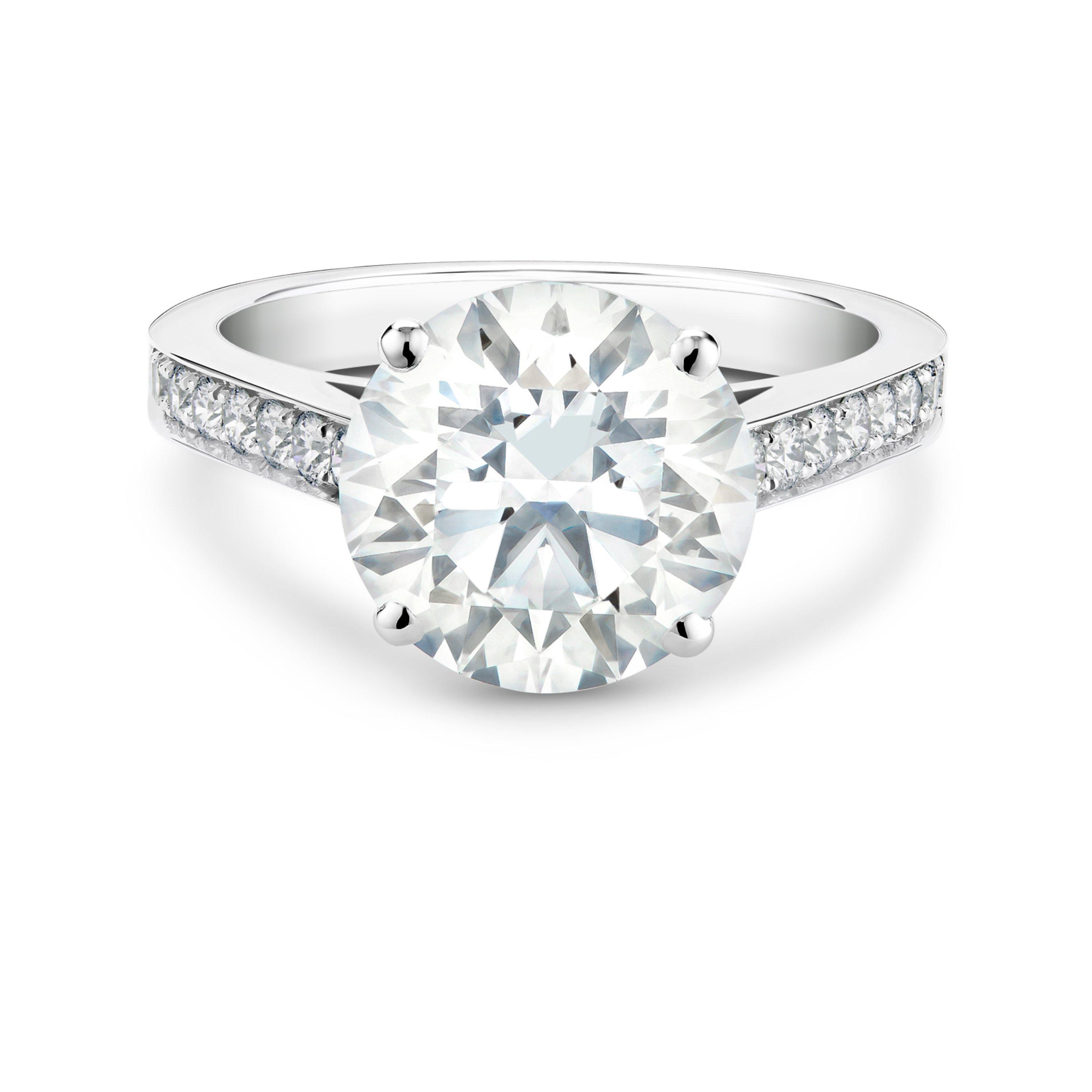 Old Bond Street 圓形明亮式切割鉆戒, image 1